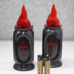 WKŁAD LED Z CZERWONYM KRZYŻEM + BATERIE W ZESTAWIE (WKŁAD VASO)