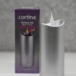 ŚWIECA CORTINA SILVER 12CM