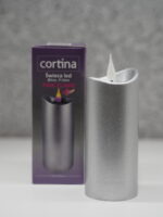 ŚWIECA CORTINA SILVER 12CM