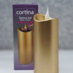 ŚWIECA CORTINA GOLD 12CM