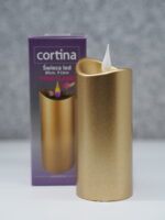 ŚWIECA CORTINA GOLD 12CM
