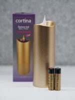 ŚWIECA CORTINA GOLD 15CM - obrazek 2
