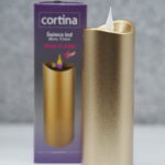 ŚWIECA CORTINA GOLD 15CM