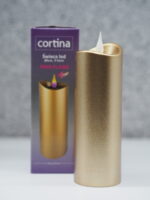 ŚWIECA CORTINA GOLD 15CM