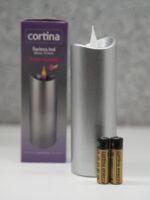 ŚWIECA CORTINA SILVER 15CM - obrazek 2