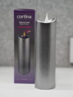 ŚWIECA CORTINA SILVER 17CM