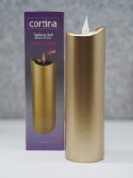 ŚWIECA CORTINA GOLD 17CM